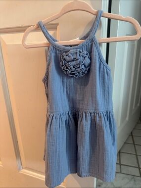 Baby Gap NWOT, Light Blue Girls' Ruffle Flower Sundress